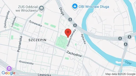 Apartments for rent i Wrocław - kort over placeringen