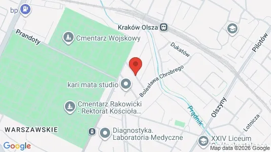 Apartments for rent i Kraków Śródmieście - kort over placeringen