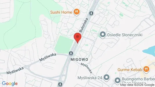 Apartments for rent i Gdańsk - kort over placeringen