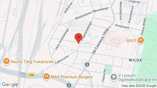 Apartments for rent i Poznań - kort over placeringen