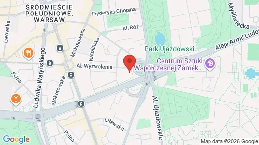Apartments for rent i Warszawa Śródmieście - kort over placeringen