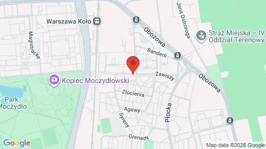 Apartments for rent i Warszawa Wola - kort over placeringen