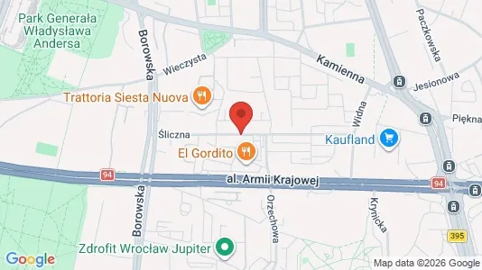 Apartments for rent i Wrocław - kort over placeringen