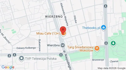 Apartments for rent i Warszawa Mokotów - kort over placeringen