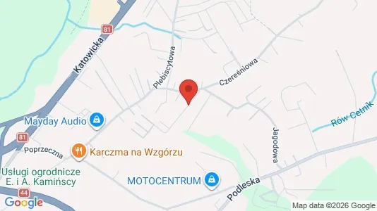 Apartments for rent i Mikołowski - kort over placeringen