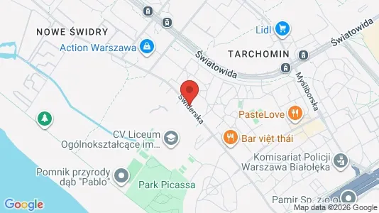 Apartments for rent i Warszawa Białołęka - kort over placeringen