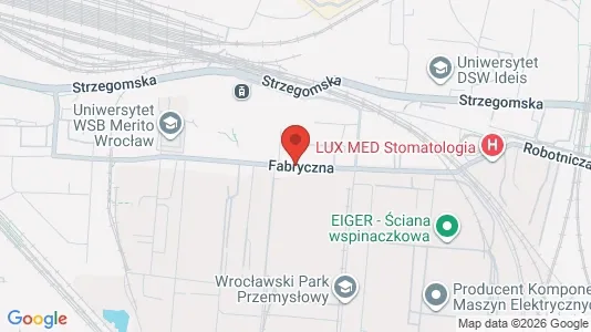 Apartments for rent i Wrocław - kort over placeringen