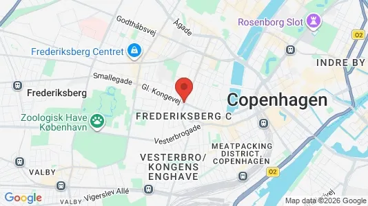 Apartments for rent i Frederiksberg C - kort over placeringen