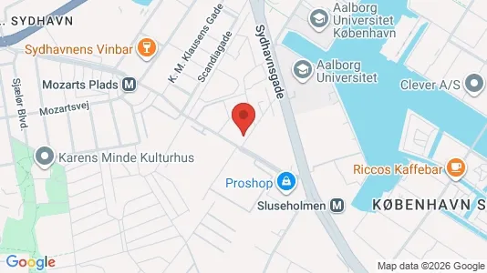 Apartments for rent i Copenhagen SV - kort over placeringen