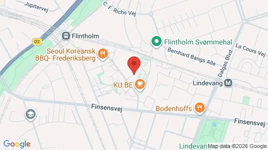 Apartments for rent i Frederiksberg - kort over placeringen
