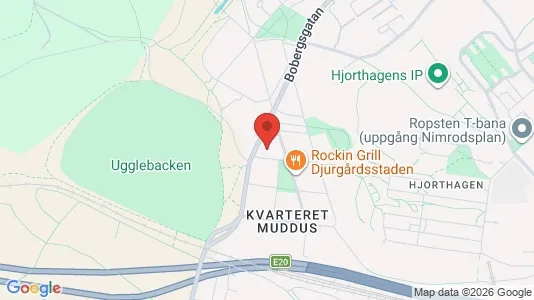 Rooms for rent i Gärdet/Djurgården - kort over placeringen