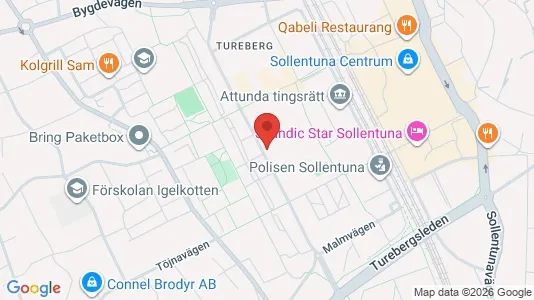 Apartments for rent i Sollentuna - kort over placeringen