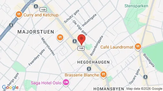 Apartments for rent i Oslo Frogner - kort over placeringen