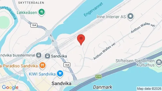 Apartments for rent i Bærum - kort over placeringen