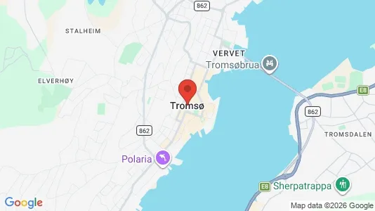 Apartments for rent i Tromsø - kort over placeringen