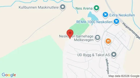 Apartments for rent i Nes - kort over placeringen