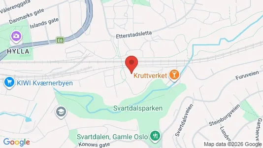 Rooms for rent i Oslo Gamle Oslo - kort over placeringen