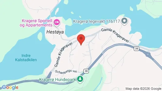 Apartments for rent i Kragerø - kort over placeringen