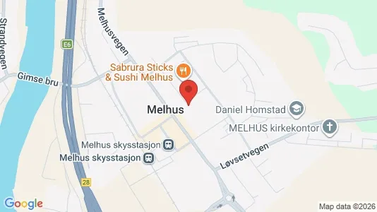 Apartments for rent i Melhus - kort over placeringen