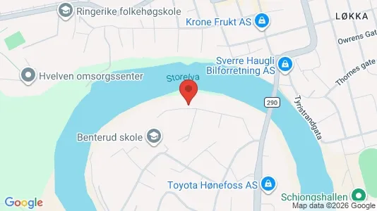 Apartments for rent i Ringerike - kort over placeringen