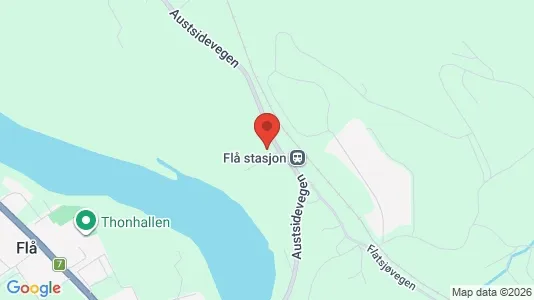 Apartments for rent i Flå - kort over placeringen