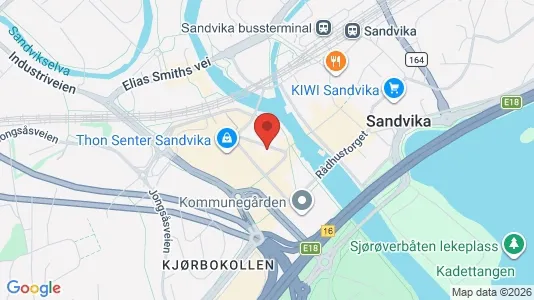 Apartments for rent i Bærum - kort over placeringen