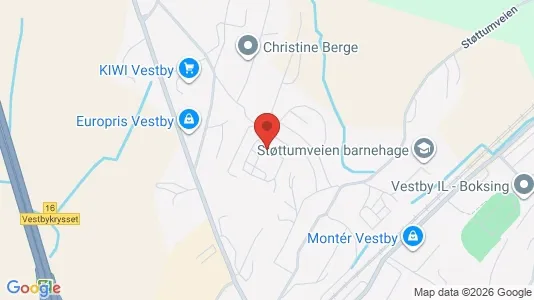 Apartments for rent i Vestby - kort over placeringen