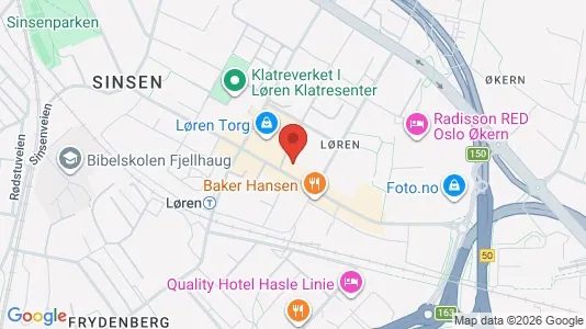 Apartments for rent i Oslo Grünerløkka - kort over placeringen