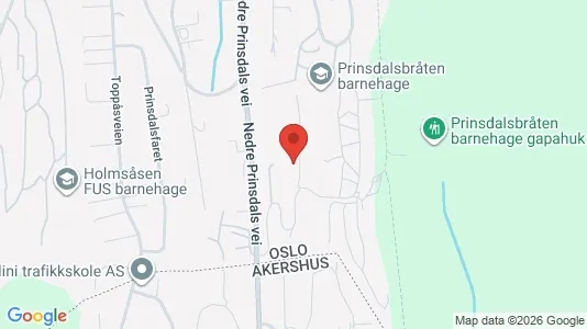 Apartments for rent i Oslo Søndre Nordstrand - kort over placeringen