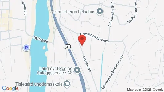 Apartments for rent i Kongsberg - kort over placeringen