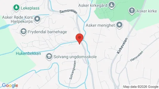 Apartments for rent i Asker - kort over placeringen