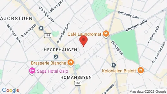 Apartments for rent i Oslo Frogner - kort over placeringen