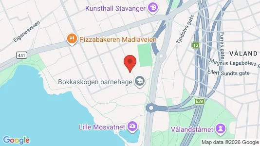 Apartments for rent i Stavanger - kort over placeringen