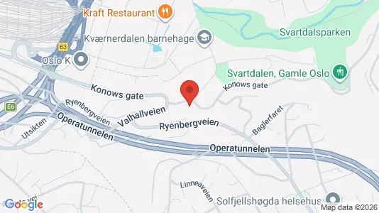 Apartments for rent i Oslo Gamle Oslo - kort over placeringen