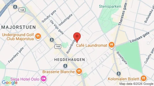 Apartments for rent i Oslo Frogner - kort over placeringen