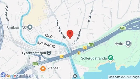 Apartments for rent i Oslo Ullern - kort over placeringen