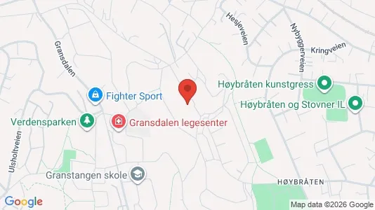 Rooms for rent i Oslo Stovner - kort over placeringen