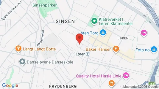 Apartments for rent i Oslo Grünerløkka - kort over placeringen