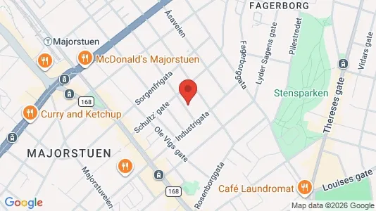 Apartments for rent i Oslo Frogner - kort over placeringen