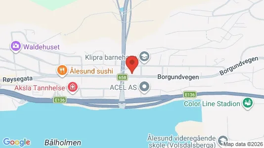 Apartments for rent i Ålesund - kort over placeringen
