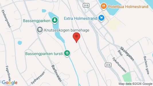 Rooms for rent i Holmestrand - kort over placeringen