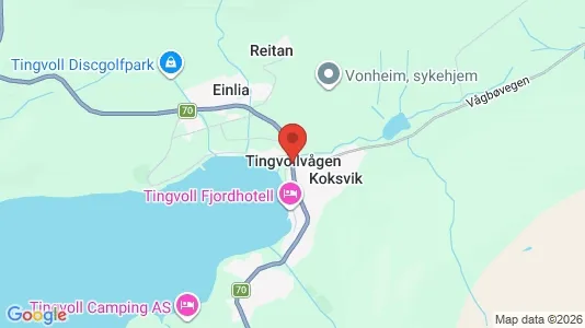 Houses for rent i Tingvoll - kort over placeringen