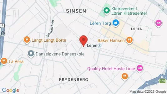 Apartments for rent i Oslo Grünerløkka - kort over placeringen