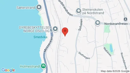 Apartments for rent i Oslo Nordstrand - kort over placeringen