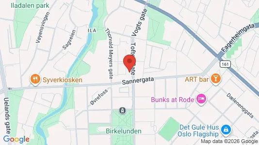 Apartments for rent i Oslo Grünerløkka - kort over placeringen
