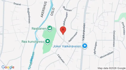 Rooms for rent i Oslo Vestre Aker - kort over placeringen