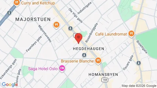 Apartments for rent i Oslo Frogner - kort over placeringen