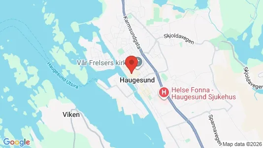 Apartments for rent i Haugesund - kort over placeringen