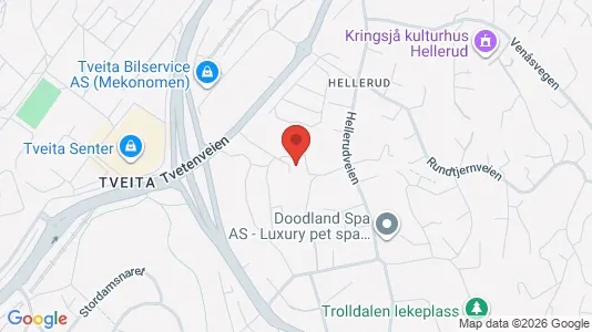 Apartments for rent i Oslo Østensjø - kort over placeringen