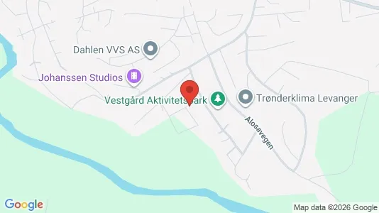 Rooms for rent i Levanger - kort over placeringen
